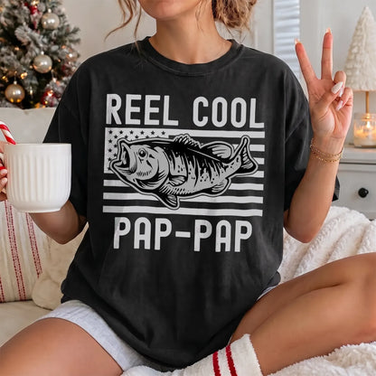 Reel Cool Pap-Pap T-Shirt Women model in Black