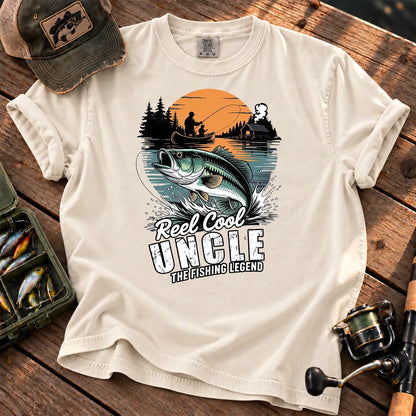 Reel Cool Uncle T-Shirt in Ivory