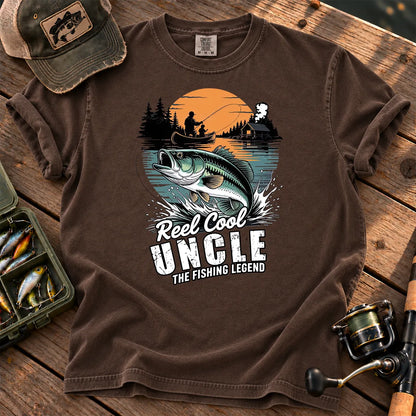 Reel Cool Uncle T-Shirt in Espresso