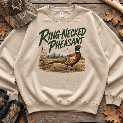 Ring-Necked Pheasant Sweatshirt in Sand