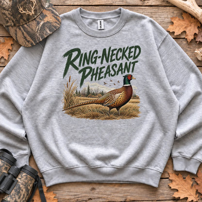 Ring-Necked Pheasant Sweatshirt in Sport Grey