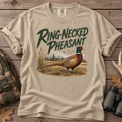Ring-Necked Pheasant T-Shirt in Sandstone