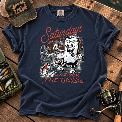Saturdays Are for the Dads T-Shirt in True Navy