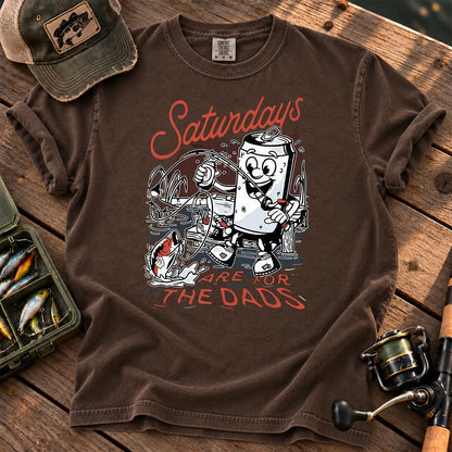 Saturdays Are for the Dads T-Shirt in Espresso