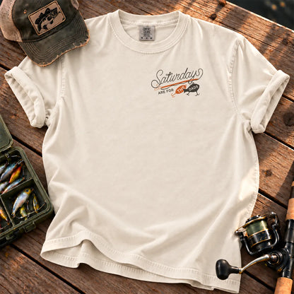 Saturdays for the Dads T-Shirt in Ivory