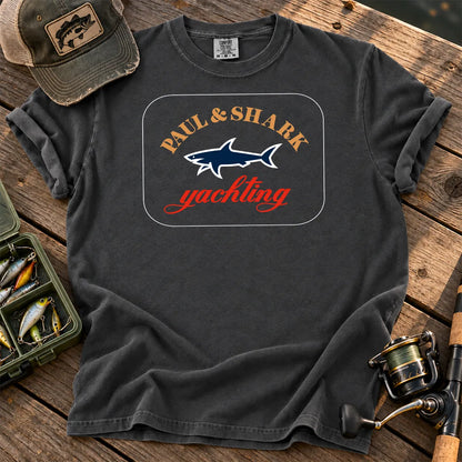 Shark Yachting T-Shirt in Pepper