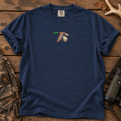 Small Flying Mallard T-Shirt in True Navy