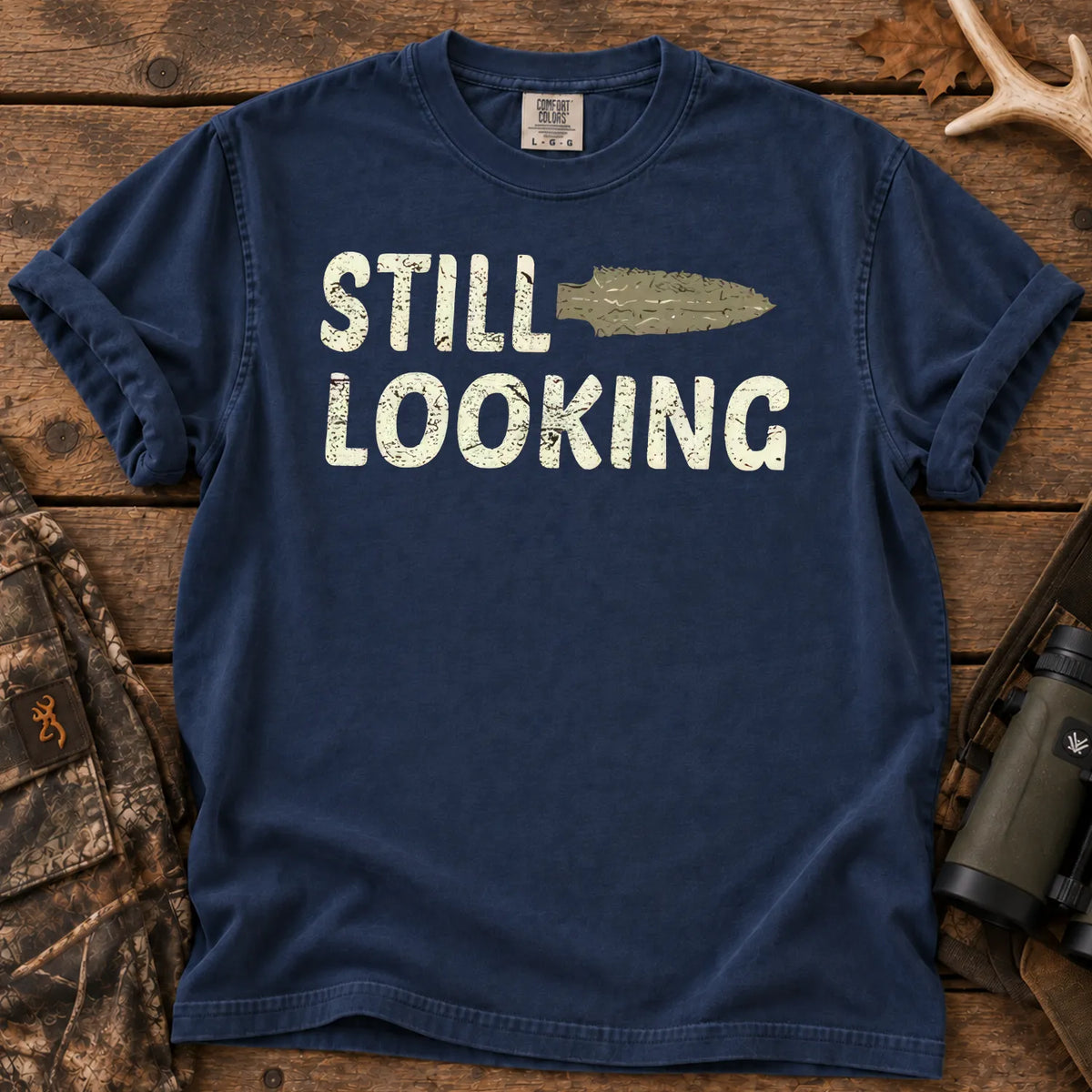 Still Looking Arrowhead T-Shirt in True Navy