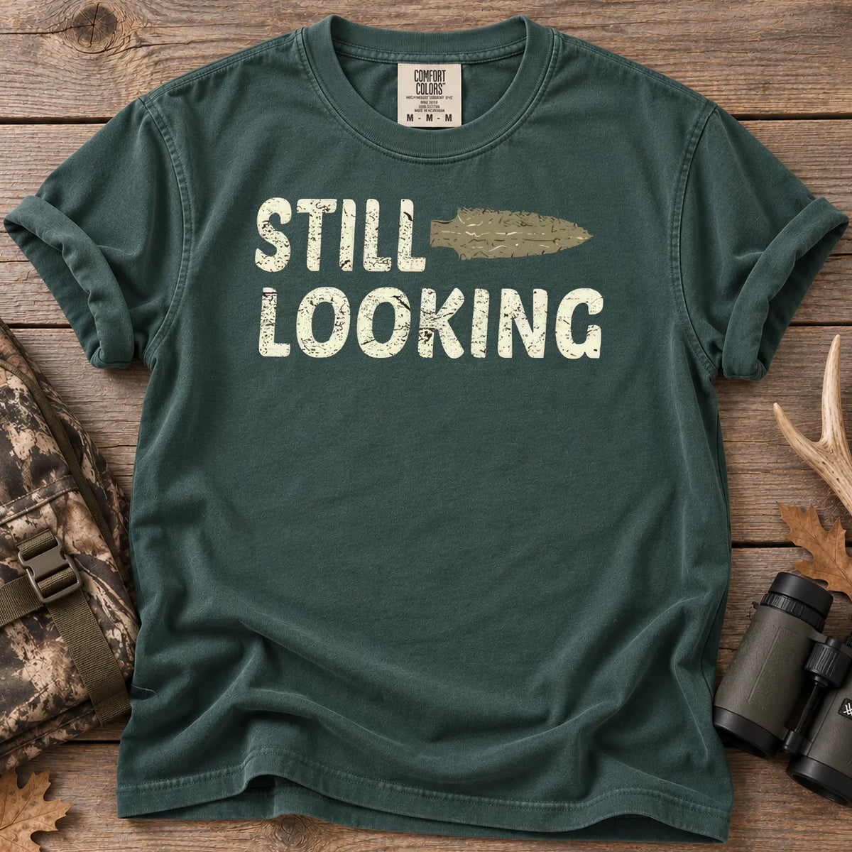 Still Looking Arrowhead T-Shirt in Blue Spruce