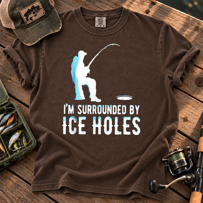 Surrounded by Ice Holes T-Shirt in Espresso