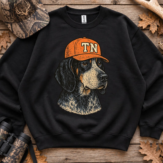 Tennessee Hunting Dog Sweatshirt in Black
