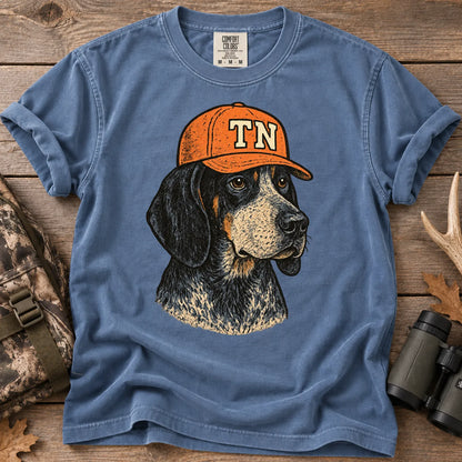 Tennessee Hunting Dog T-Shirt in Blue Jean