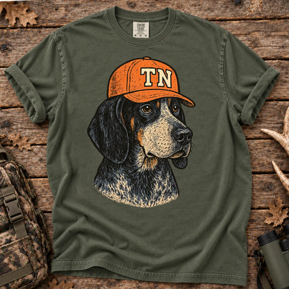 Tennessee Hunting Dog T-Shirt in Moss