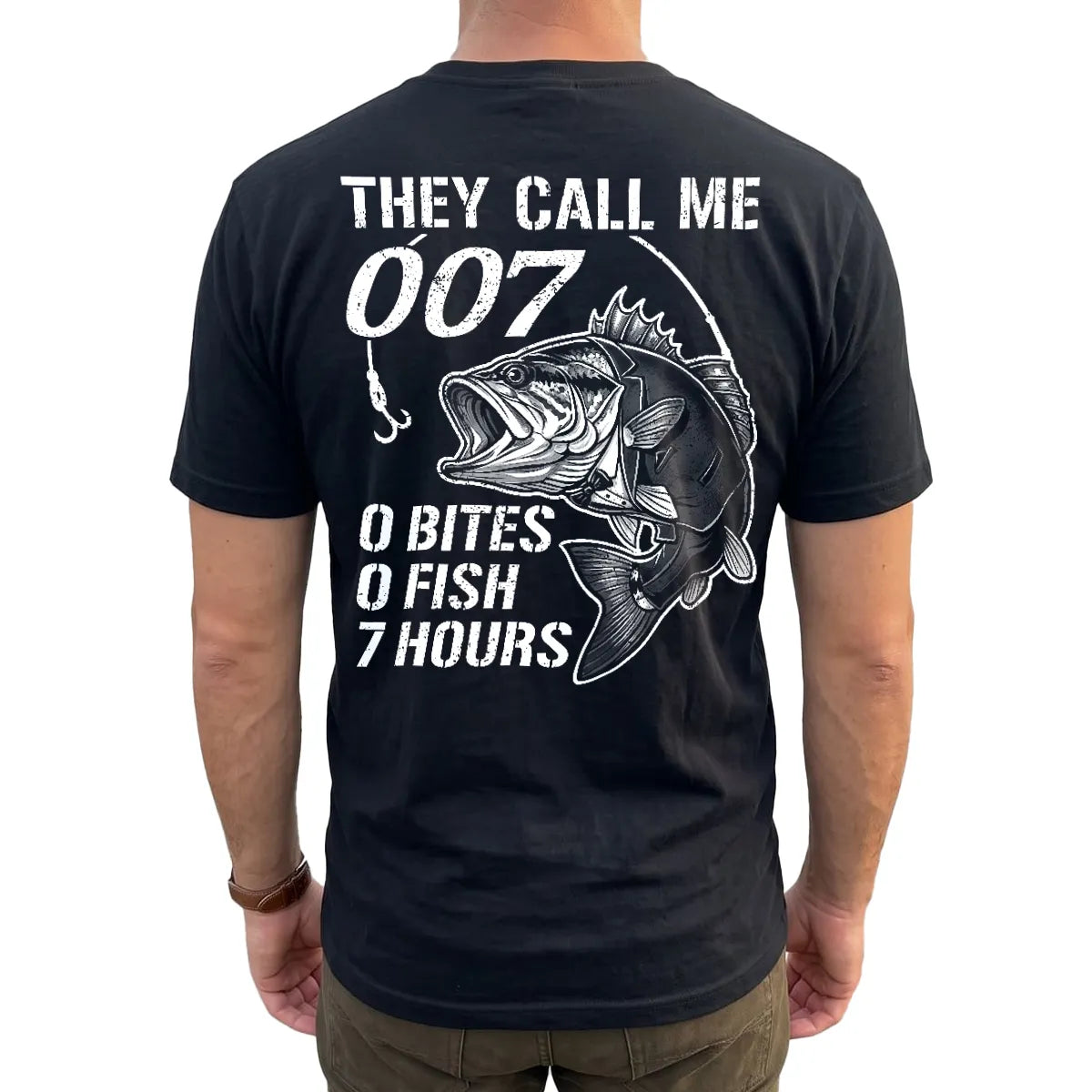 They Call Me 007 Bass T-Shirt lifestyle mockup