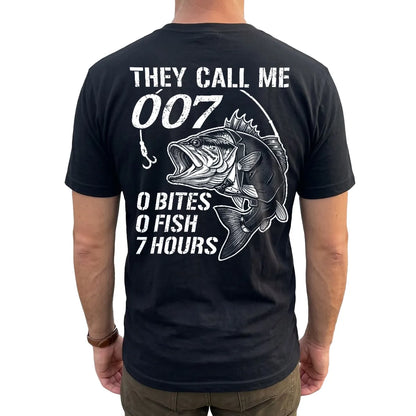 They Call Me 007 Bass T-Shirt lifestyle mockup