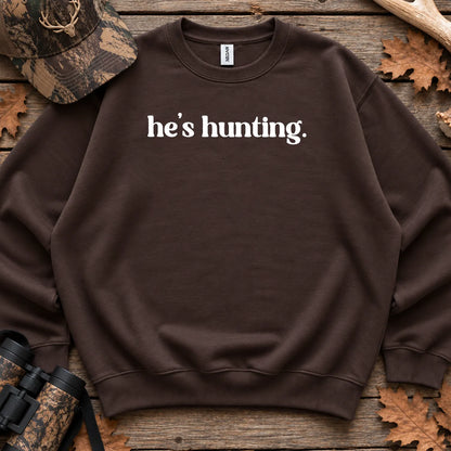 Tiny Hes Hunting Minimal Sweatshirt in Dark Chocolate