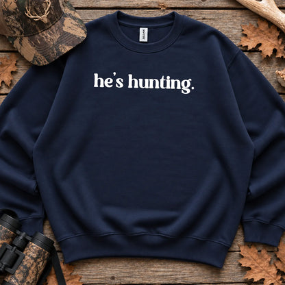 Tiny Hes Hunting Minimal Sweatshirt in Navy