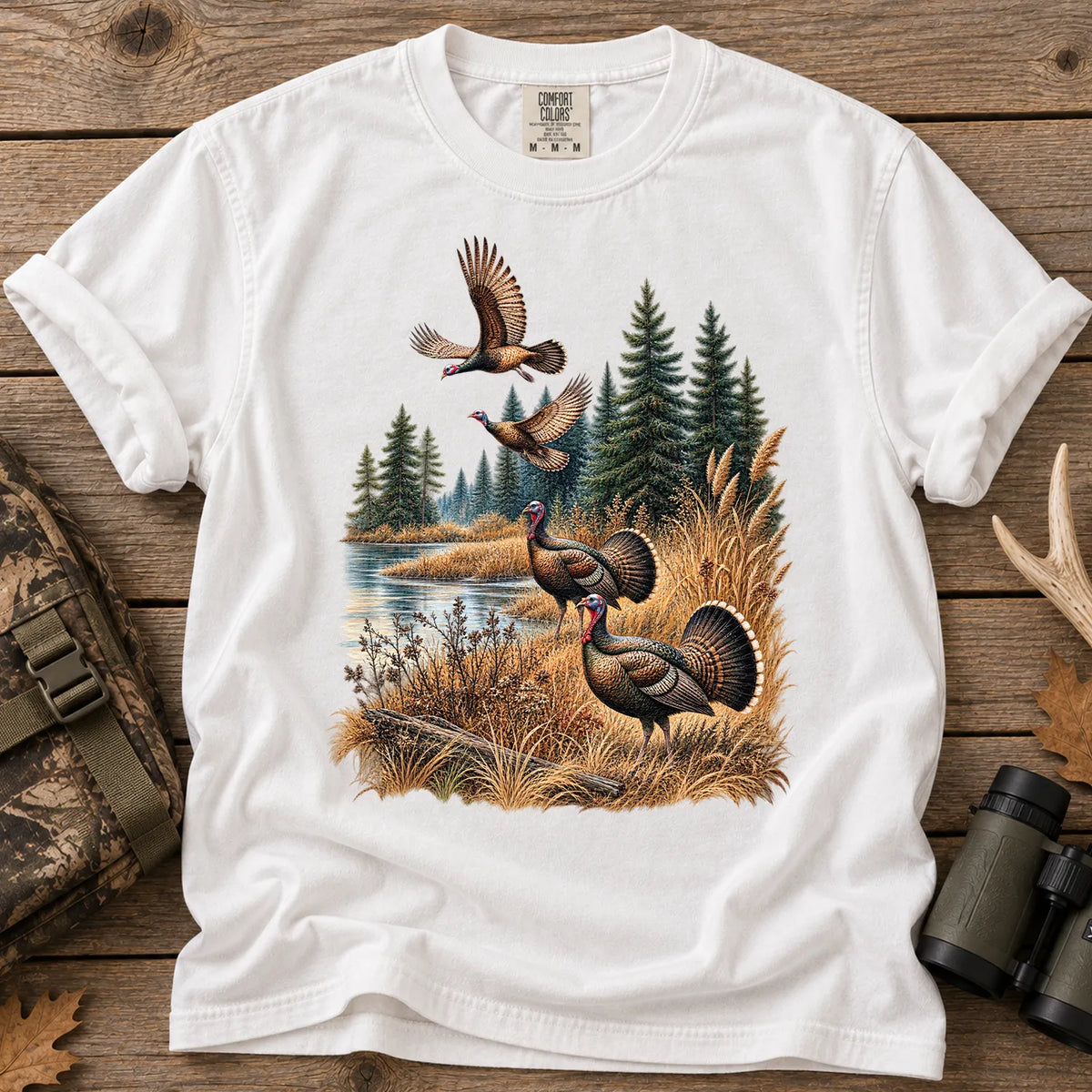 Turkey Pond Wilderness T-Shirt in White