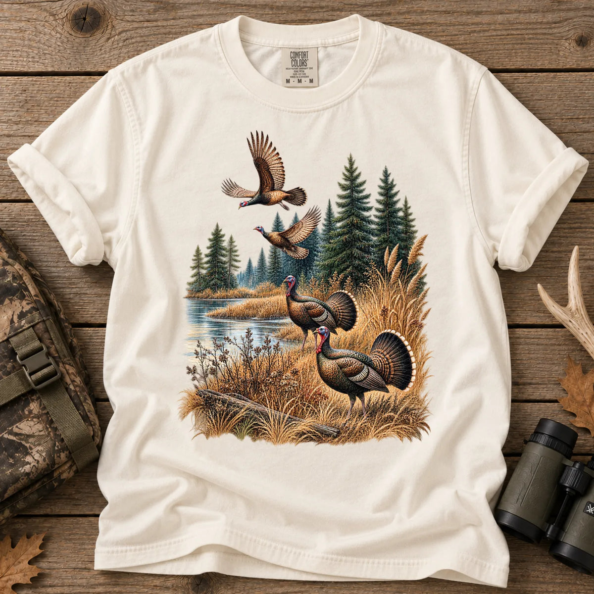 Turkey Pond Wilderness T-Shirt in Ivory