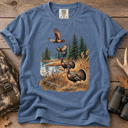 Turkey Pond Wilderness T-Shirt in Blue Jean