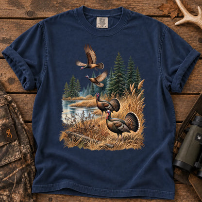 Turkey Pond Wilderness T-Shirt in True Navy