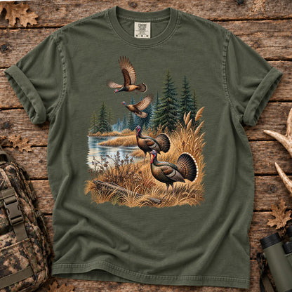 Turkey Pond Wilderness T-Shirt in Moss