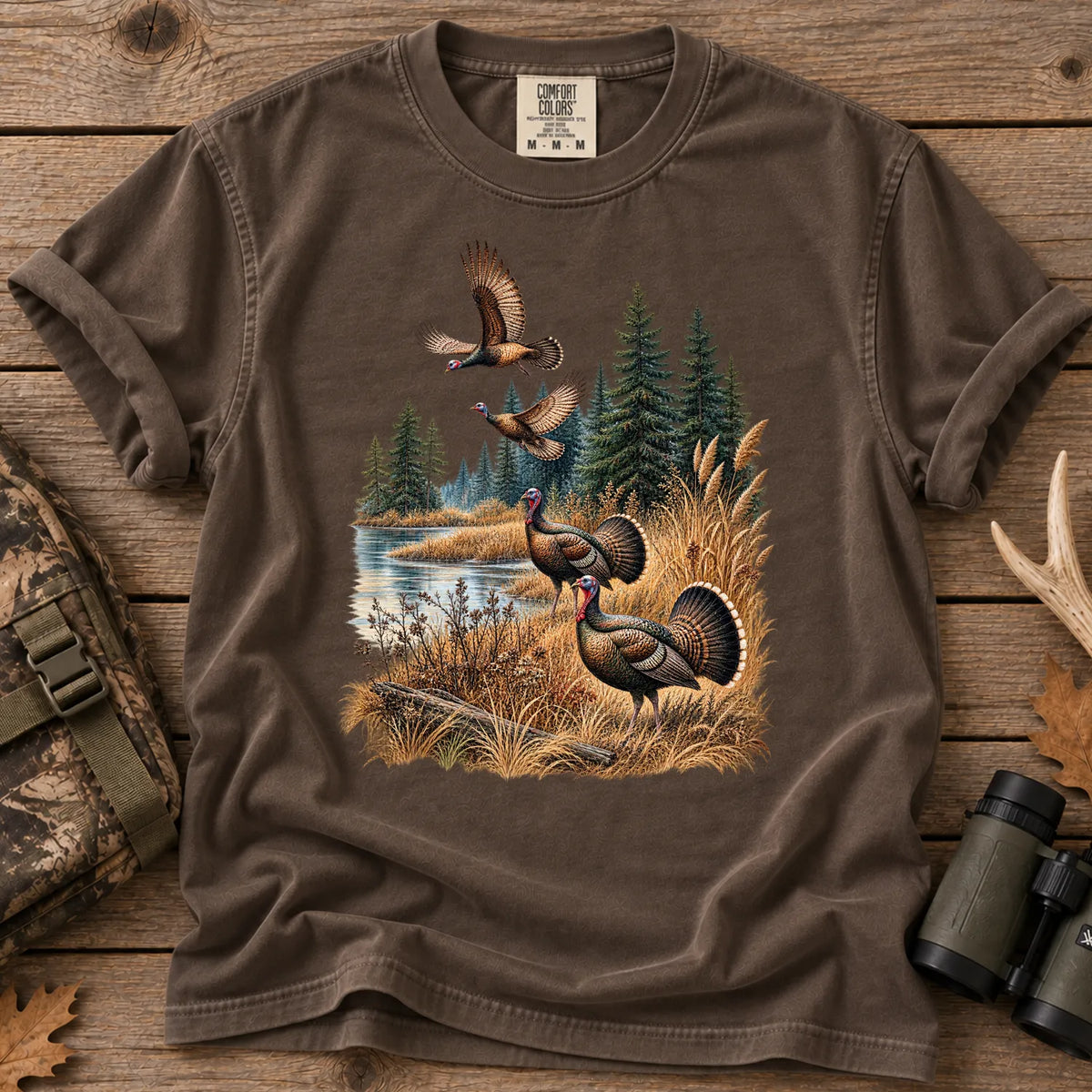 Turkey Pond Wilderness T-Shirt in Espresso