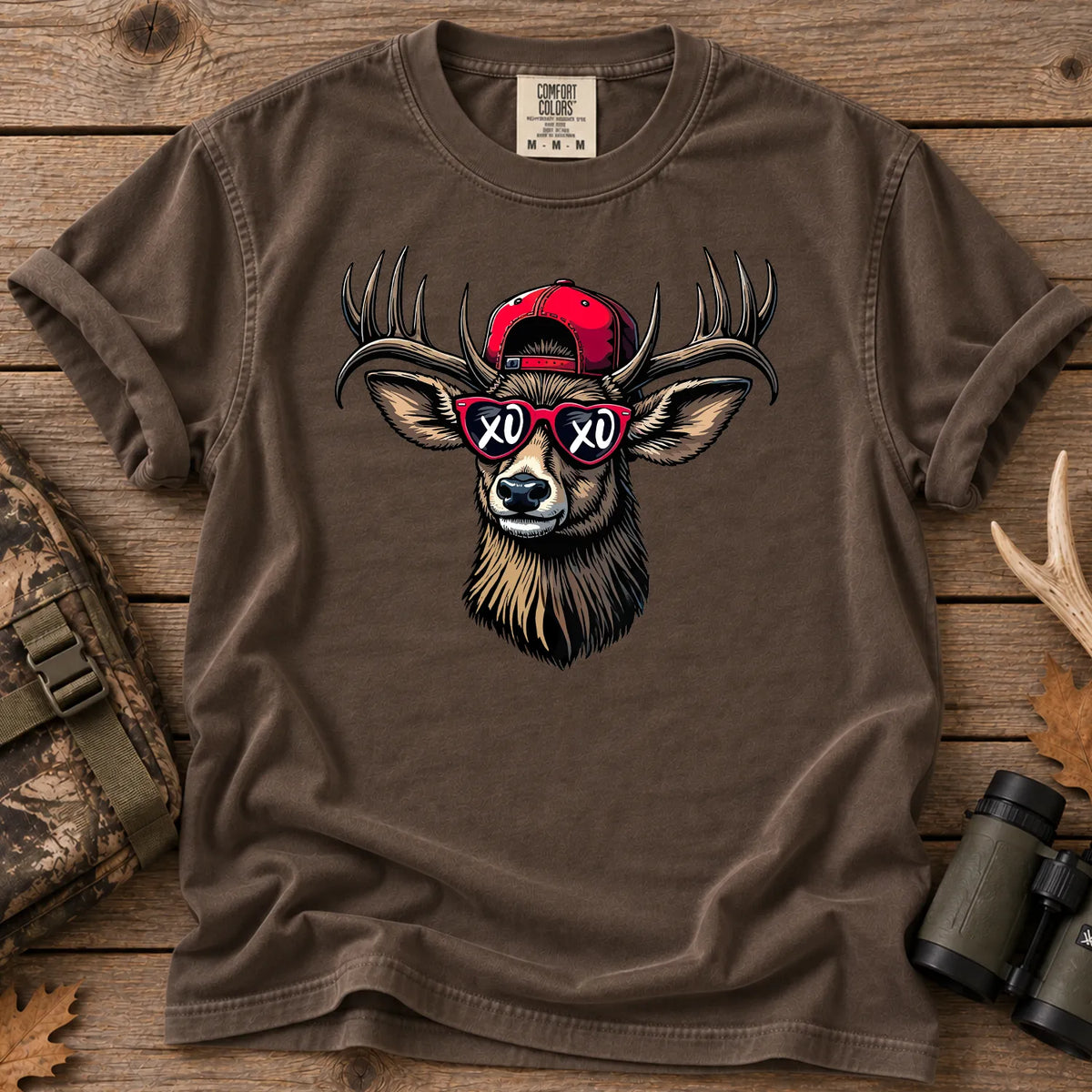 Valentine Buck Sunglasses T-Shirt in Espresso