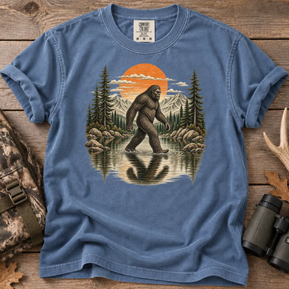 Vintage Bigfoot River T-Shirt in Blue Jean