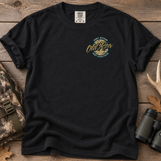 Vintage Camo Circle T-Shirt in Black