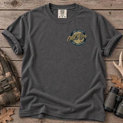 Vintage Camo Circle T-Shirt in Pepper