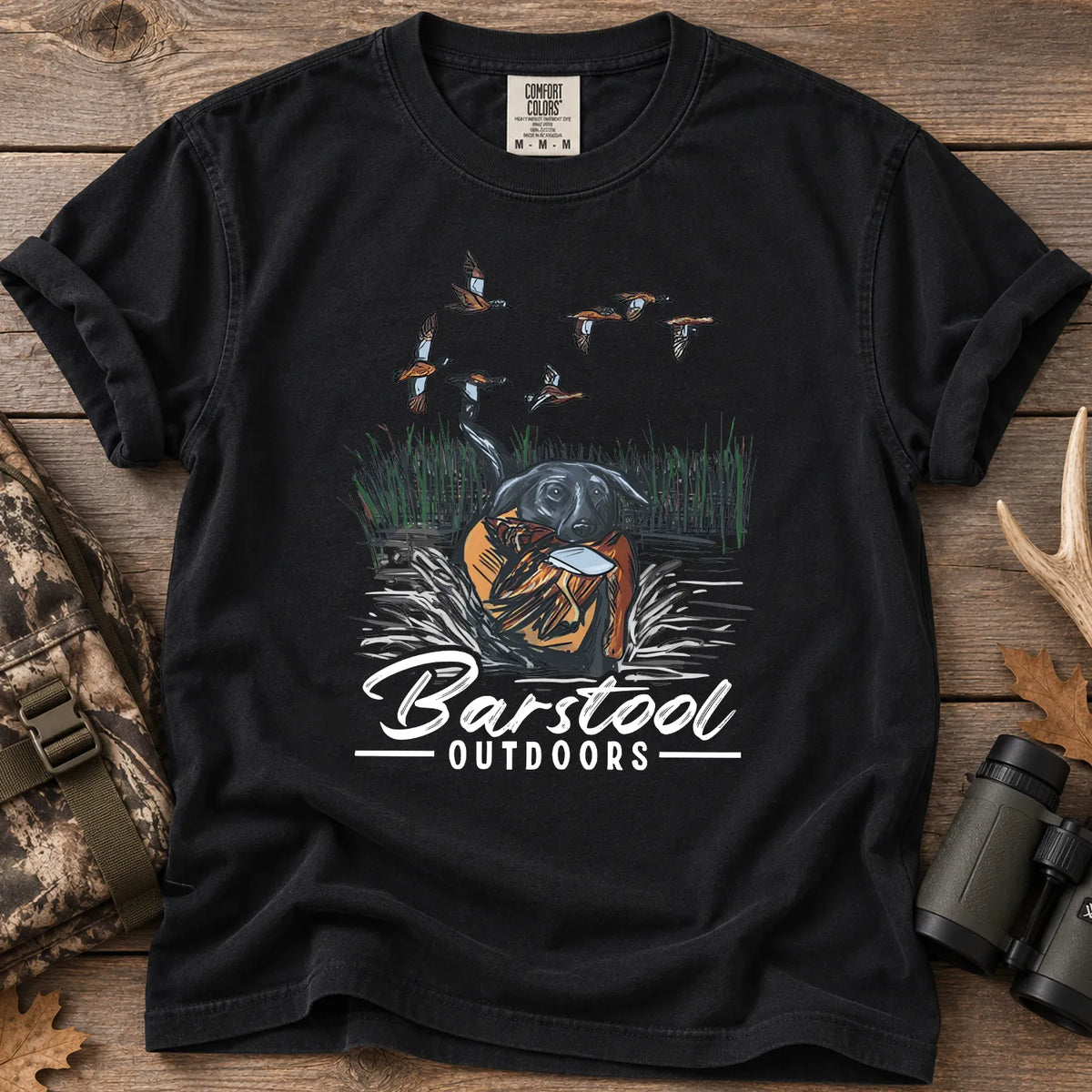 Vintage Duck Hunt T-Shirt in Black