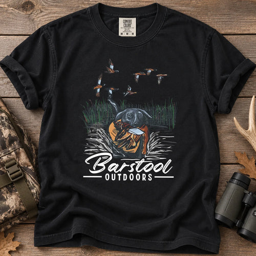 Vintage Duck Hunt T-Shirt in Black