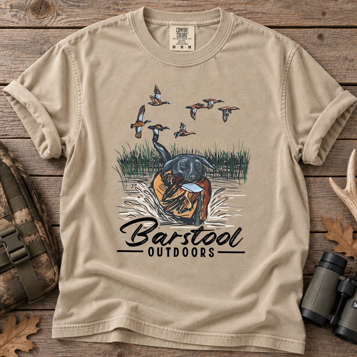 Vintage Duck Hunt T-Shirt in Sandstone