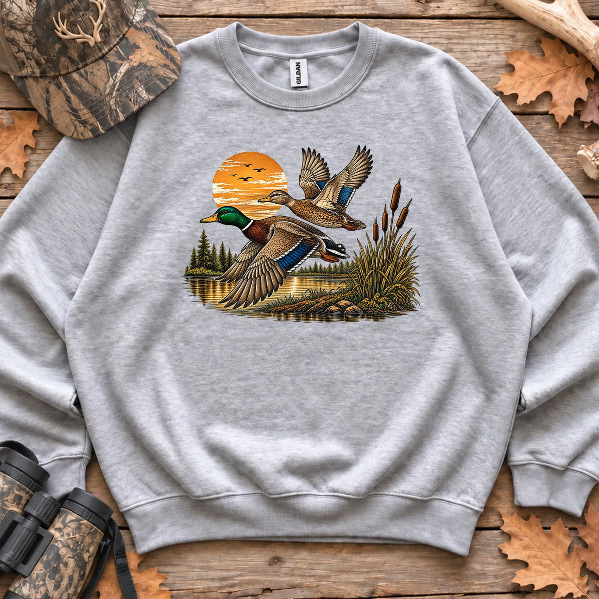 Vintage Mallard Marsh Sweatshirt in Sport Grey
