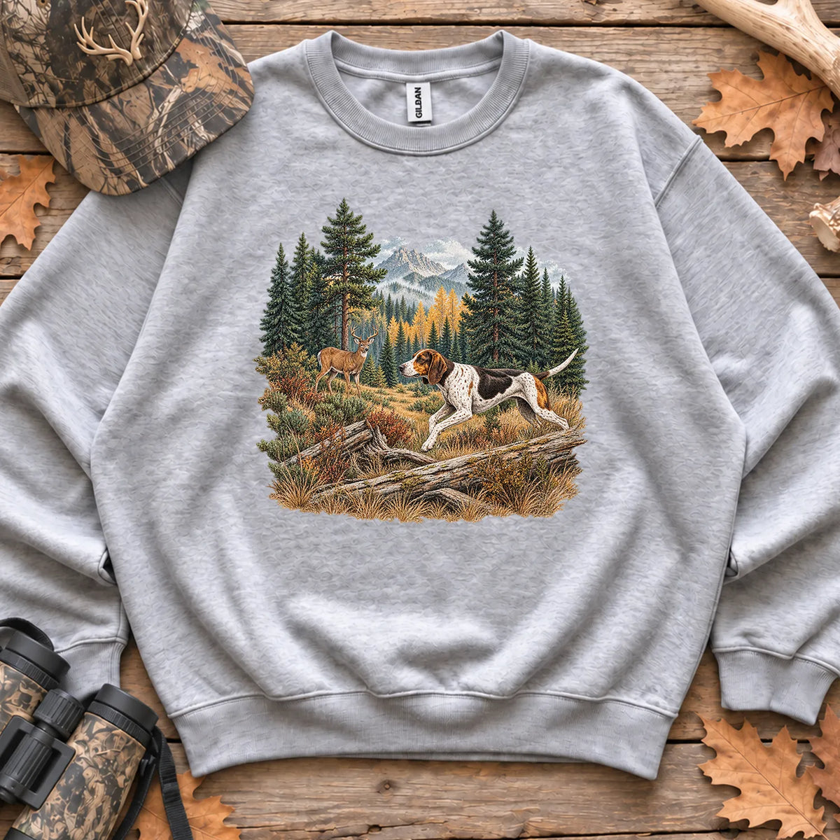 Walker Hound Running Sweatshirt in Sport Grey