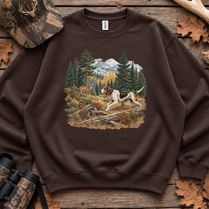Walker Hound Running Sweatshirt in Dark Chocolate