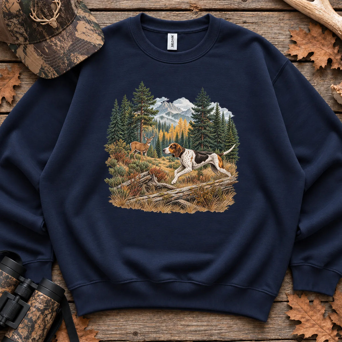 Walker Hound Running Sweatshirt in Navy