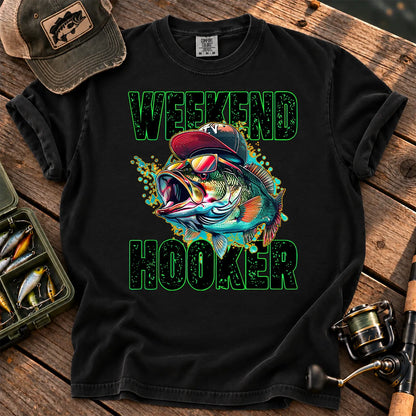 Weekend Hooker Bass T-Shirt in Black
