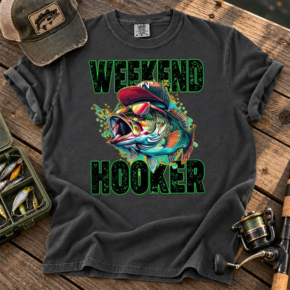 Weekend Hooker Bass T-Shirt in Pepper