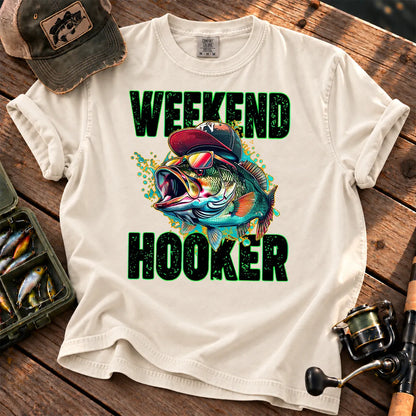 Weekend Hooker Bass T-Shirt in Ivory