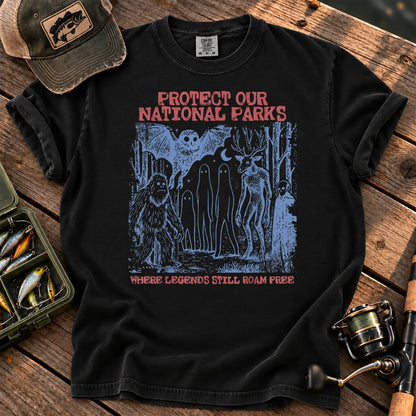 Where Legends Still Roam Cryptid T-Shirt in Black