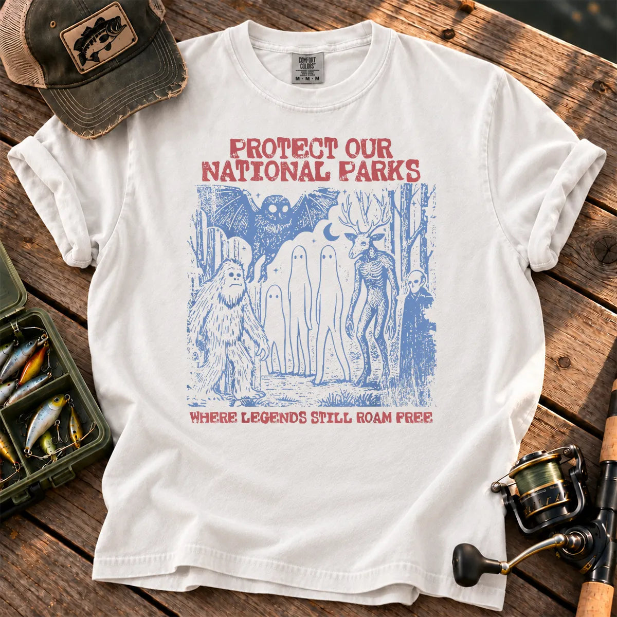 Where Legends Still Roam Cryptid T-Shirt in White