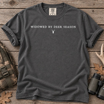 Widowed by Deer Season T-Shirt in Pepper