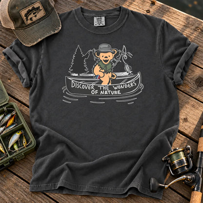 Wonders of Nature Fishing T-Shirt in Pepper