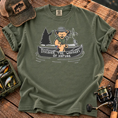 Wonders of Nature Fishing T-Shirt in Moss